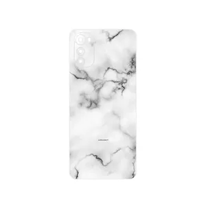 MAHOOT Blanco_Smoke_Marble Cover Sticker for Motorola Moto E32s