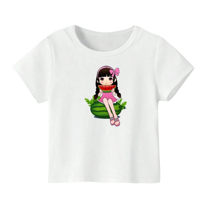 تی شرت آستین کوتاه بچگانه مدل دخترک یلدایی کد 28