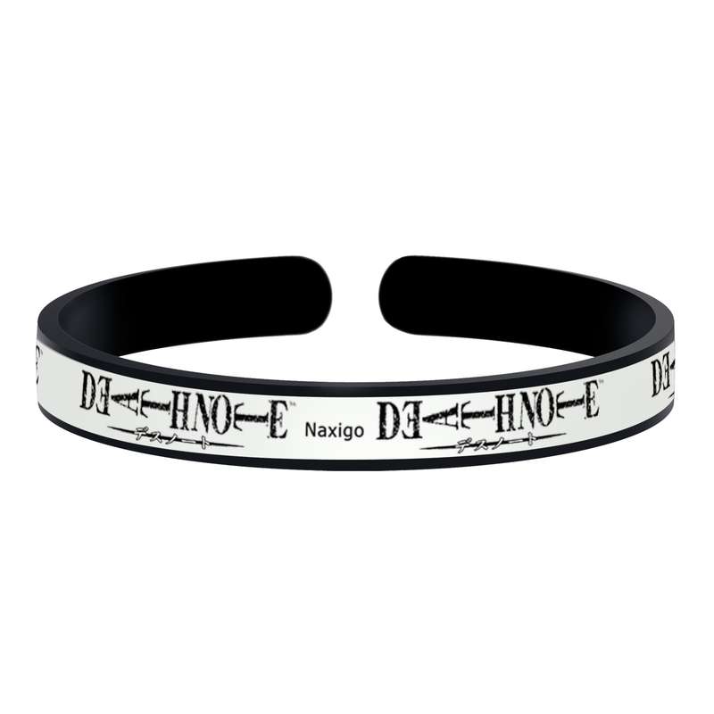 دستبند ناکسیگو مدل شب تاب طرح Death Note کد BR7053 دستبند ناکسیگو مدل شب تاب طرح Death Note کد BR7053