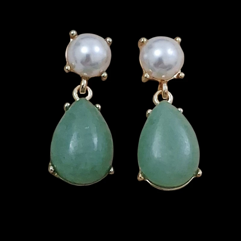 گوشواره زنانه آی ام مدل E3250 Aventurine