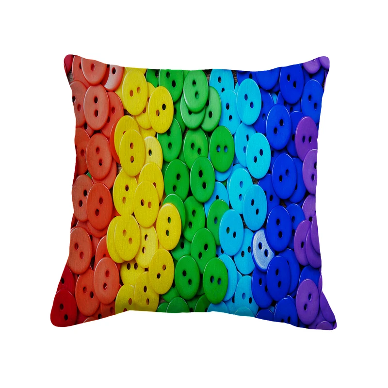 کاور کوسن طرح دکمه رنگی کد 5304