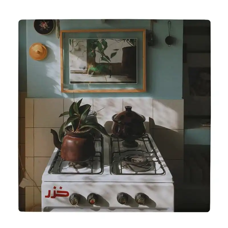 کاشی کارنیلا طرح اجاق گاز و آشپزخانه قدیمی مدل لوحی کد klh2546