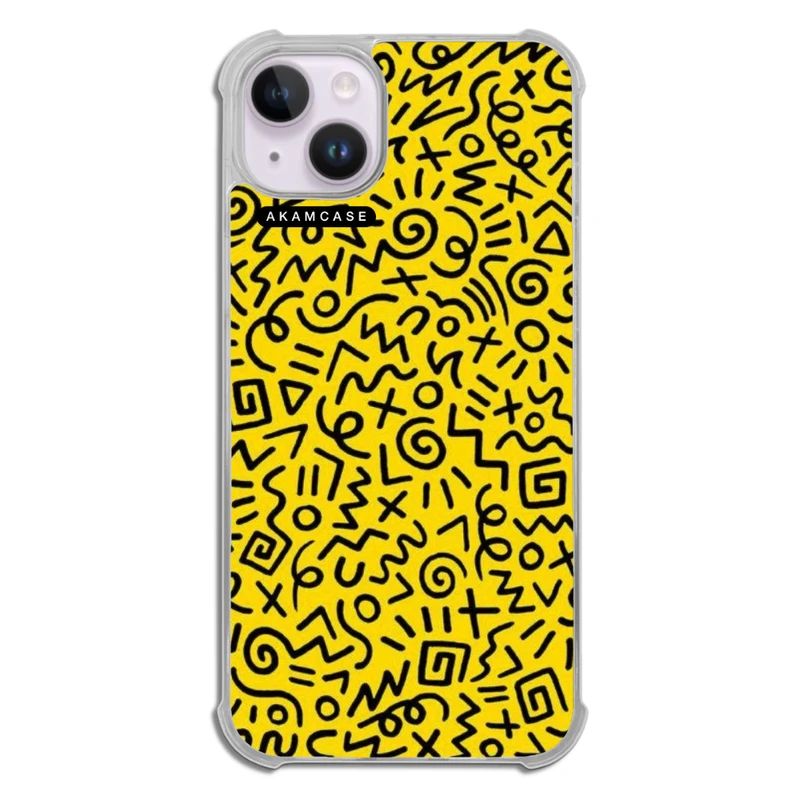 کاور آکام مدل AMC-WTA14PLUS-DOODLE3 مناسب برای گوشی موبایل اپل iPhone 14 Plus