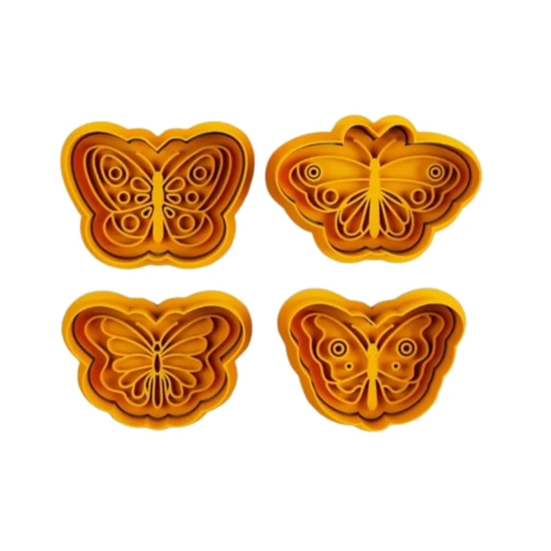 قالب شیرینی مدل پروانه بسته چهار عددی