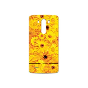 MAHOOT Yellow-Flower Cover Sticker for LG G3