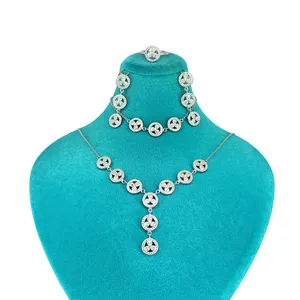 نیم ست نقره زنانه سلین کالا مدل گل ce-se