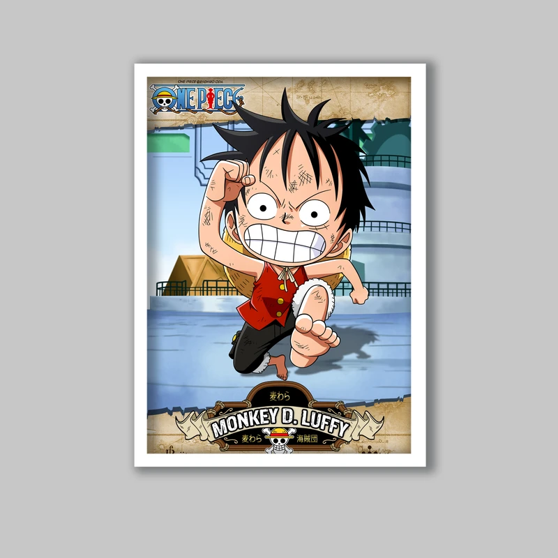 تابلو مدل انیمه وان پیس One Piece کد LA-G10838