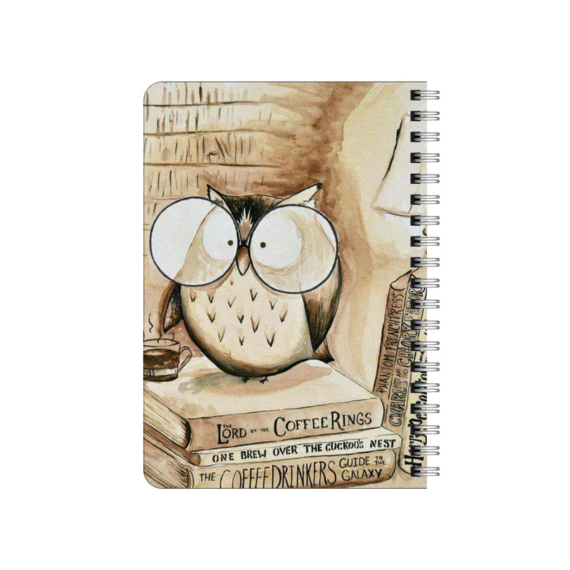 دفترچه یادداشت بامبیلیپ مدل چوبی طرح جغد همه چیزدان کد 1598769