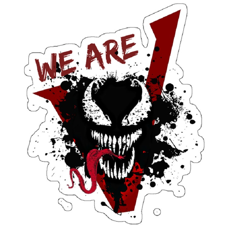 استیکر لپ تاپ مدل We are