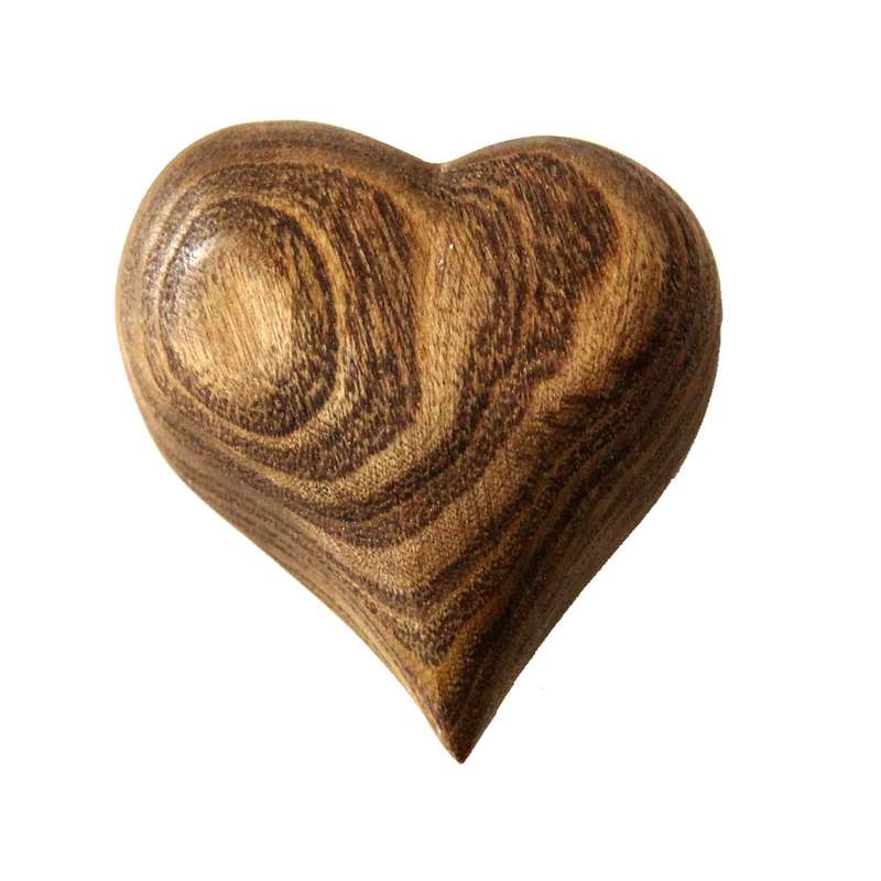 مجسمه چوبی طرح قلب