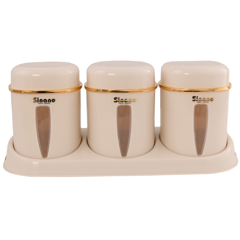  ست جای ادویه 3 پارچه سینانو مدل رادین کد SA-105536