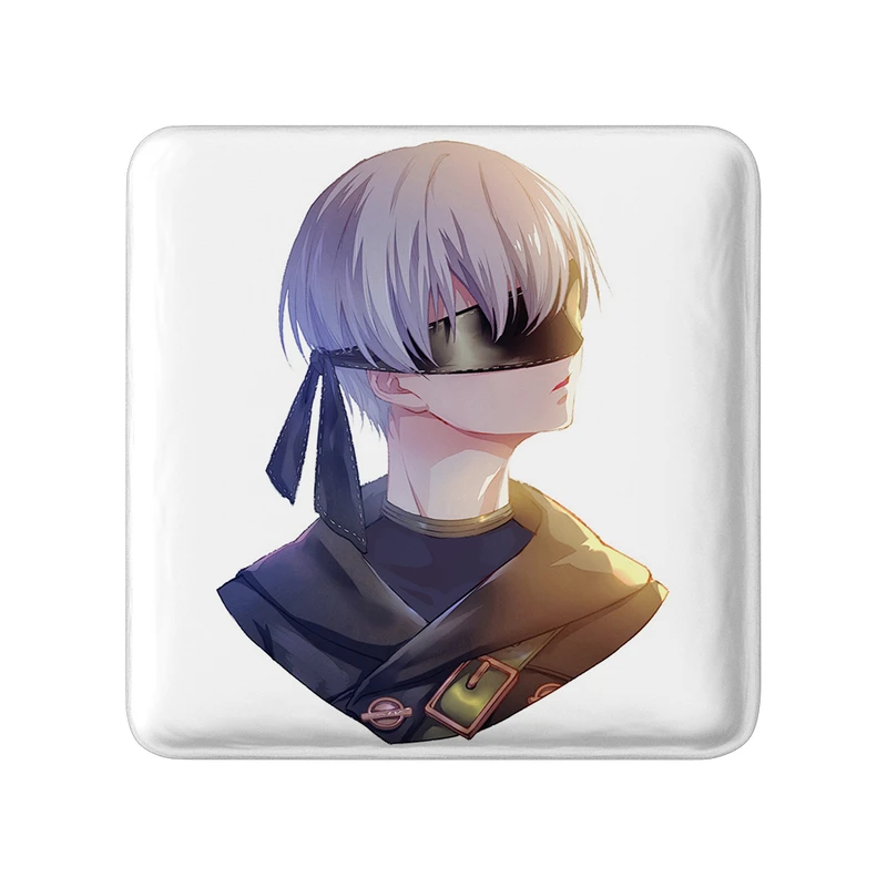 پیکسل خندالو طرح بازی نیر اتوماتا (Nier Automata)  مدل مربعی کد 31582