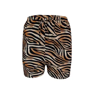 شلوارک زنانه مدل نخی طرح Tiger