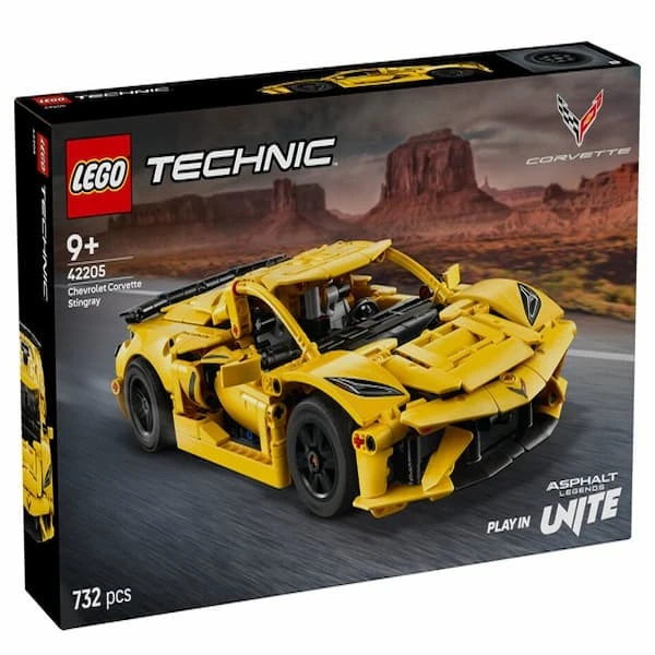 لگو 732 تکه سری تکنیک مدل Chevrolet Corvette Stingray کد 42205 لگو 732 تکه سری تکنیک مدل Chevrolet Corvette Stingray کد 42205
