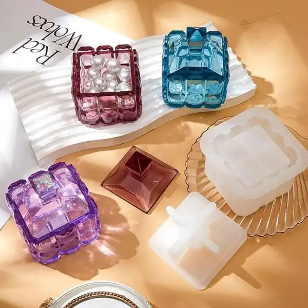 قالب رزین اپوکسی مدل قندان  کریستال کد 2008