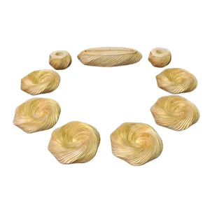 مجموعه ظروف هفت سین ۹ پارچه مدل گیسو 