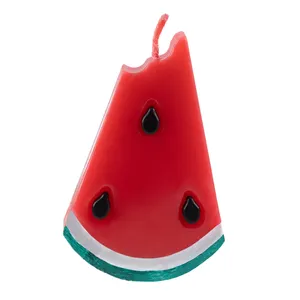 شمع مدل هندوانه قاچ شب یلدا