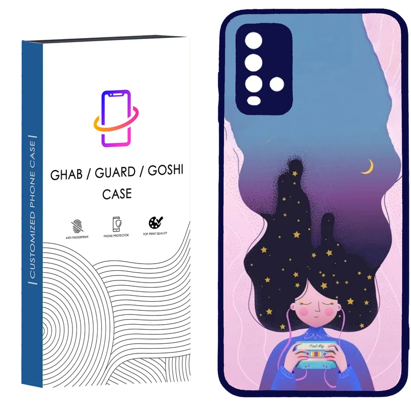 کاور قاب گارد گوشی طرح دخترانه کد - TPU - BN مناسب برای گوشی موبایل شیائومی Redmi Note 9 4G / Redmi 9T