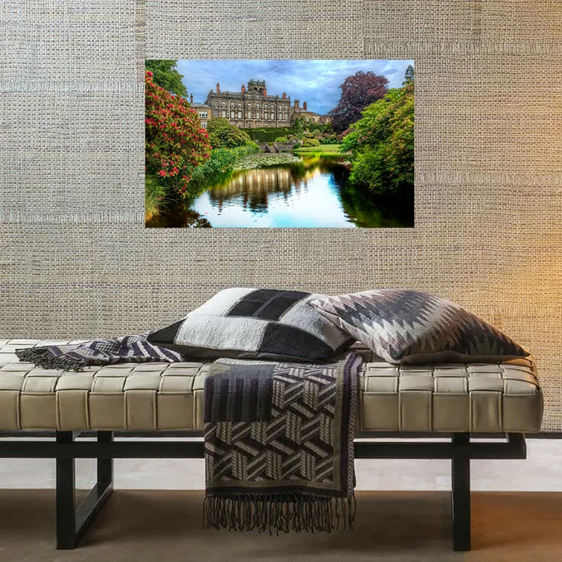 تابلو شاسی طرح مخمل طبیعت کلاسیک کد AR31067