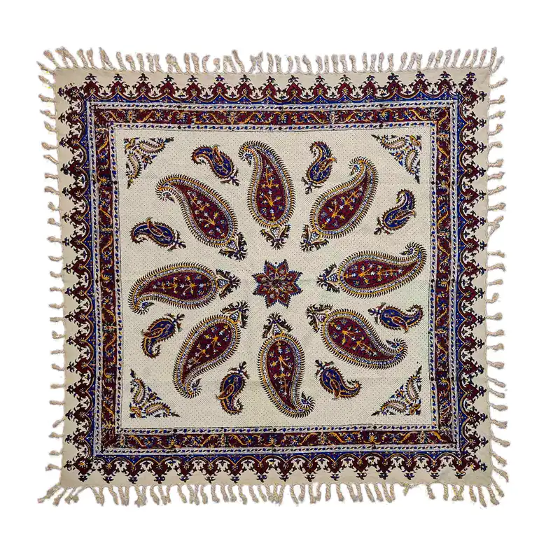 رومیزی قلمکار طرح بته جقه