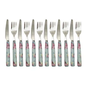   سرویس کارد و چنگال میوه خوری 12 پارچه هوم لوکس کد 56