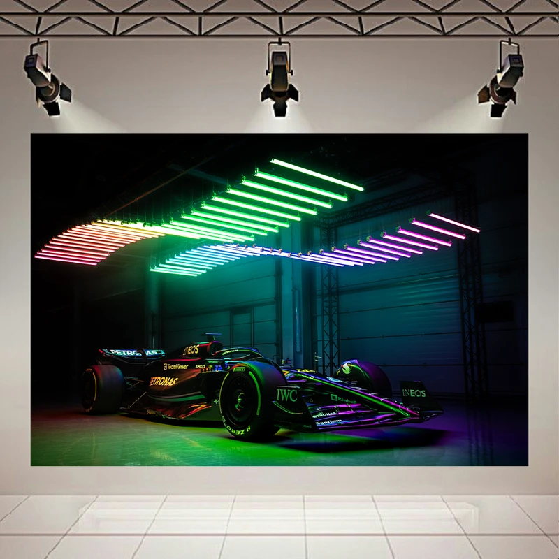 تابلو بوم طرح مرسدس مدل نئون کد AR304645