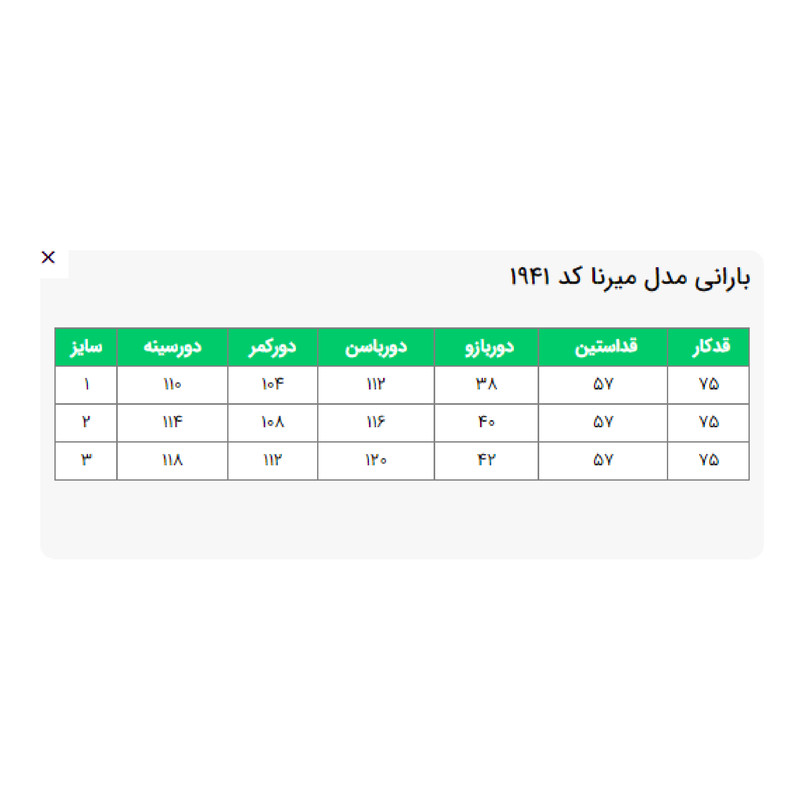 بارانی زنانه السانا مدل میرنا کد 194141