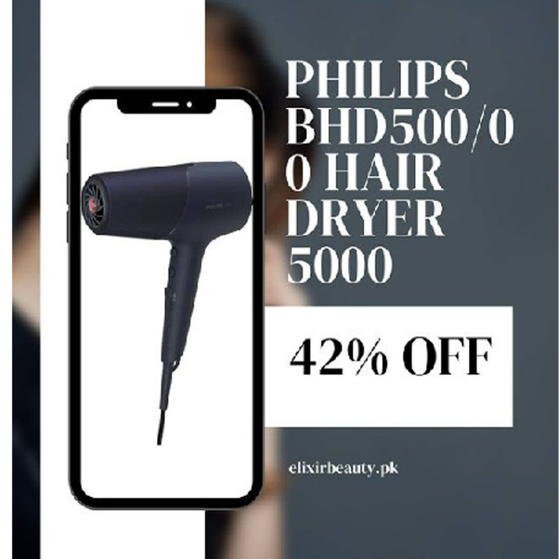 سشوار حرفه ای فیلیپس مدل BHD500 سشوار حرفه ای فیلیپس مدل BHD500