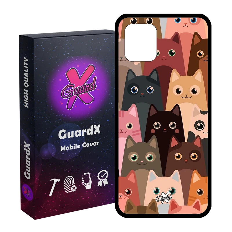 کاور گارد ایکس طرح Cat مدل Glass10067 مناسب برای گوشی موبایل سامسونگ Galaxy Note 10 Lite