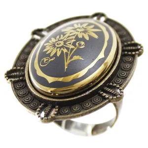 انگشتر زنانه مدل حدید دی ماه کد 7110