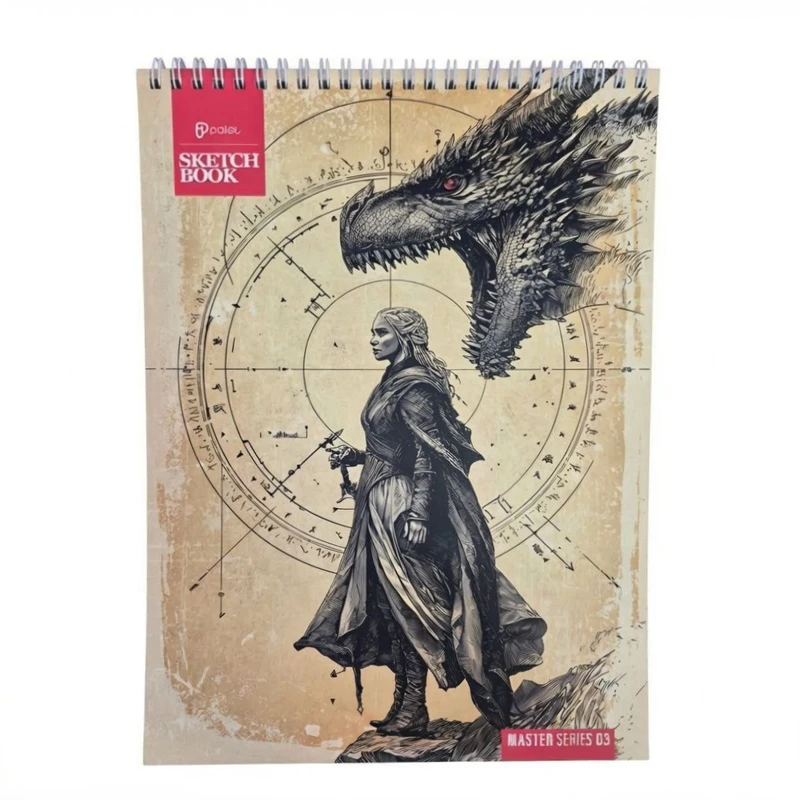 دفتر طراحی ۴۰ برگ پالت طرح مستر سیمی گلاسه