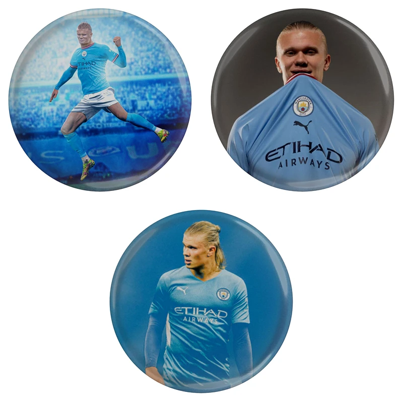 پیکسل مدل S3-9 طرح بازیکن فوتبال ارلینگ هالند منچستر سیتی مجموعه 3 عددی