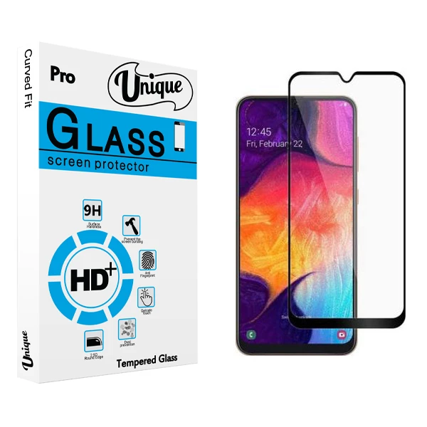 محافظ صفحه نمایش يونيک مدل +Clear مناسب برای گوشی موبایل سامسونگ Galaxy A20/A30/A30s/A50/A50s