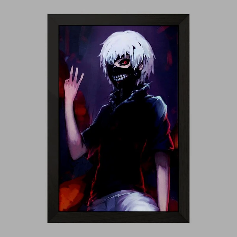 تابلو خندالو مدل کانکی کن انیمه توکیو غول Tokyo Ghoul  کد 11879