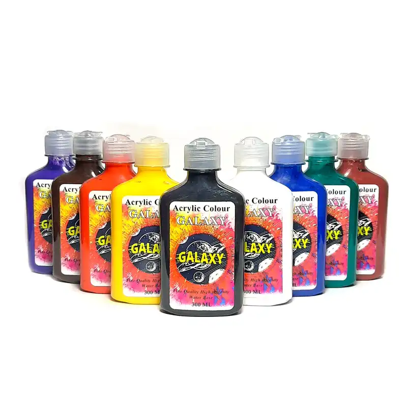 رنگ اکریلیک گلکسی مدل artist حجم 300 میلی لیتر