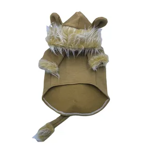 لباس سگ و گربه مدل هودی شیر 3 سایز L