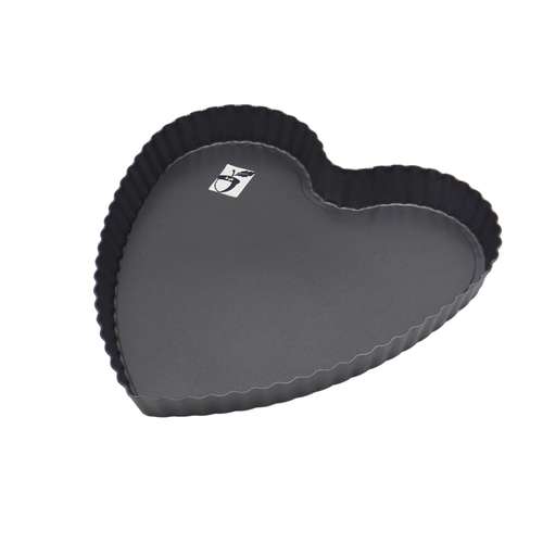 قالب تارت مدل بلوط طرح قلب کد YP-26x26x2.5CM