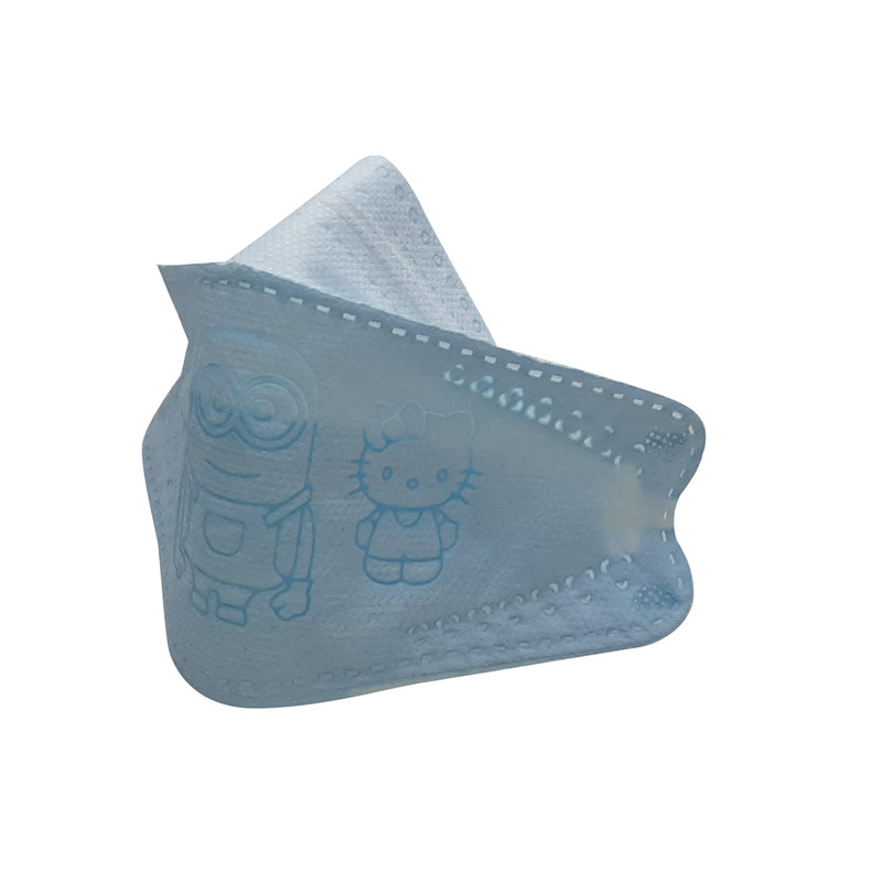 ماسک تنفسی سه بعدی کودک مدل S02 بسته 25 عددی