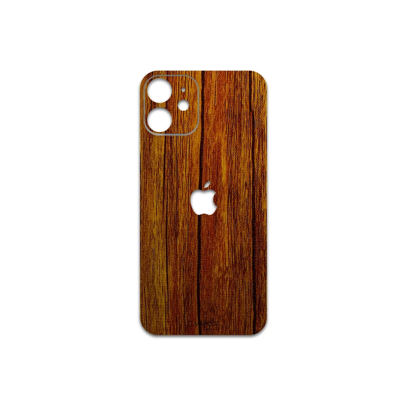 برچسب پوششی ماهوت مدل Orange-Wood مناسب برای گوشی موبایل اپل iPhone 12 mini