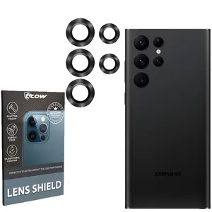 محافظ لنز دوربین ترو مدل شیلد مناسب برای گوشی موبایل سامسونگGALAXY S22 ULTRA