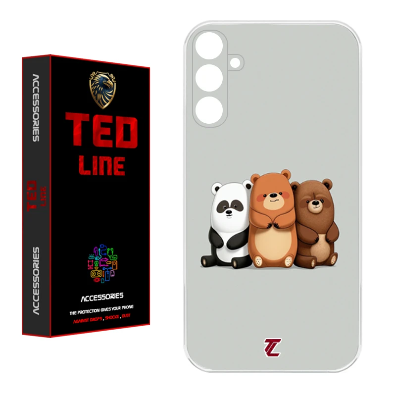 کاور تد لاین طرح خرسی کد 1128 مناسب برای گوشی موبایل سامسونگ Galaxy S23 FE