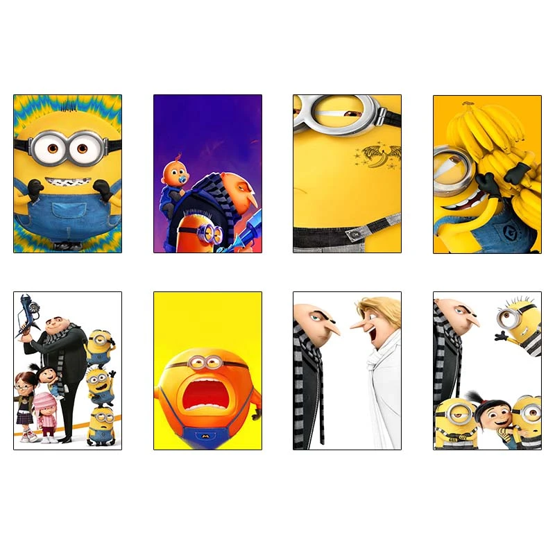 پوستر کارنيکا طرح من نفرت‌انگیز Despicable Me کد 30310 مجموعه 8 عددی