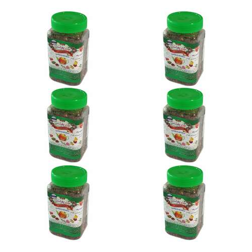 دمنوش مخلوط میوه ای با طعم هل و گل چای بهشت - 170 گرم مجموعه 6 عددی