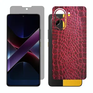 Glass Together model privacy screen protector suitable for Xiaomi Poco X7 Pro mobile phone with back cover sticker