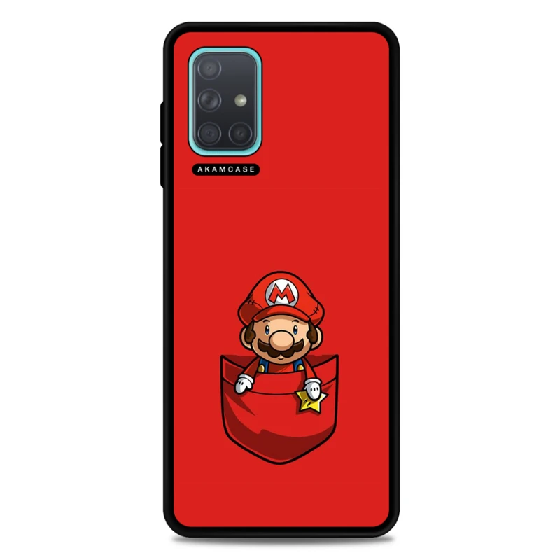 کاور آکام مدل AMC-WSGA71-SUPER MARIO3 مناسب برای گوشی موبایل سامسونگ Galaxy A71