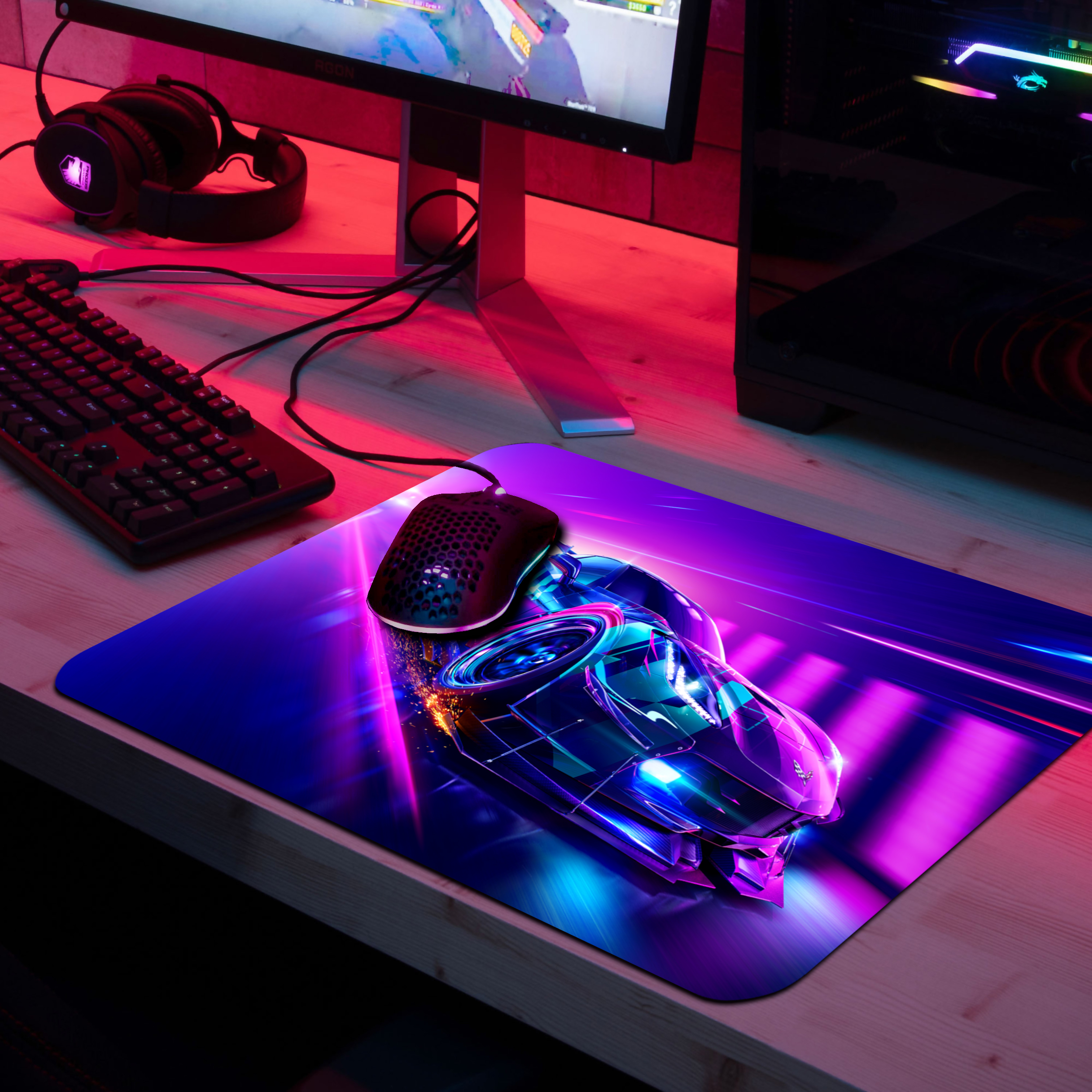 ماوس پد مخصوص بازی طرح Need for speed کد 2115