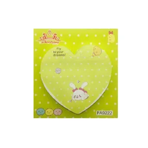 کاغذ یادداشت چسب دار اسکول فنس طرح قلب کد FA9222