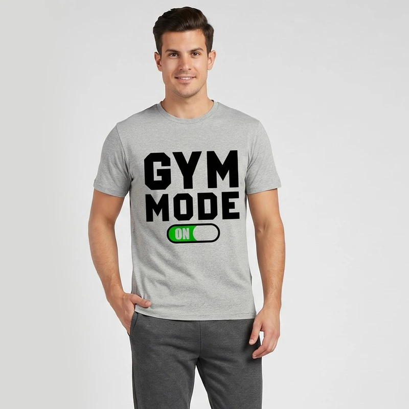 تیشرت آستین کوتاه مردانه مدل GYM F 631