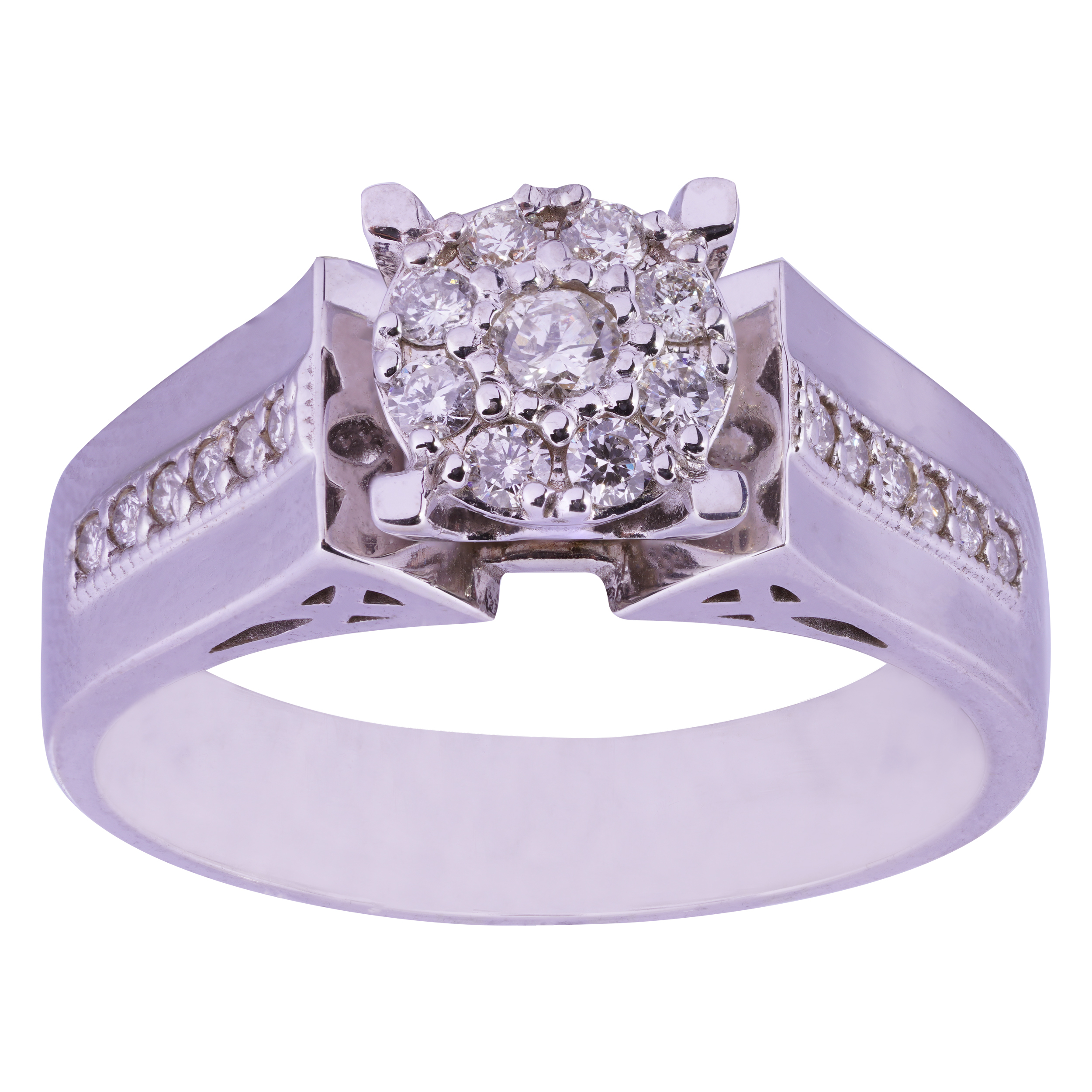 انگشتر طلا 18 عیار زنانه مدل FL 001023