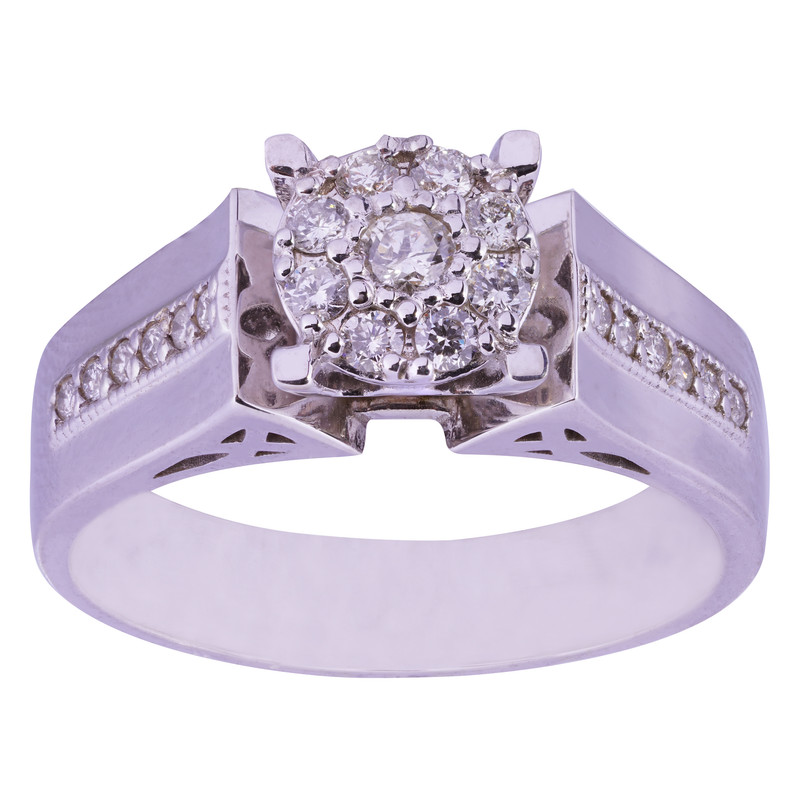 انگشتر طلا 18 عیار زنانه مدل FL 001023